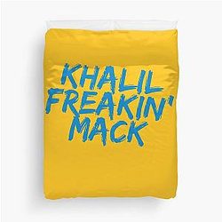 Khalil Mack Los Angeles Chargers Duvet Cover