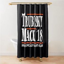 Khalil Mack Mitchell Trubisky Chicago Bears Football Shower Curtain