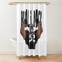 Cartoon Khalil Mack Shower Curtain
