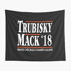 Khalil Mack Trubisky Chicago Bears Football Fans Tapestry