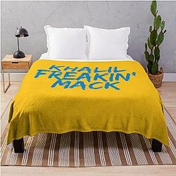 Khalil Mack Los Angeles Chargers Throw Blanket