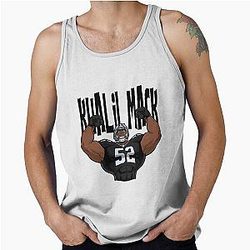 Cartoon Khalil Mack Tank Top