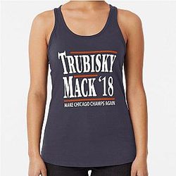 Khalil Mack Mitchell Trubisky Chicago Bears Football Fans T-Shirt Racerback Tank Top