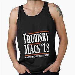 Khalil Mack Trubisky Chicago Bears Football Fans Tank Top