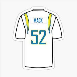 Khalil Mack Jersey Sticker
