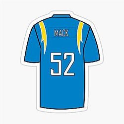 Khalil Mack Jersey Sticker