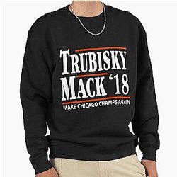 Khalil Mack Mitchell Trubisky Chicago Bears Football Fan Sweatshirt