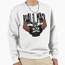 Cartoon Khalil Mack Pullover Sweatshirt