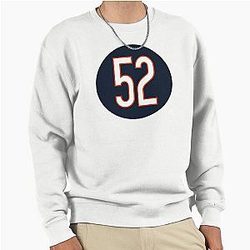 Khalil Mack Number 52 Jersey Chicago Bears Pullover Sweatshirt