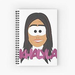 Cute Khalyla Kuhn from TigerBelly Spiral Notebook
