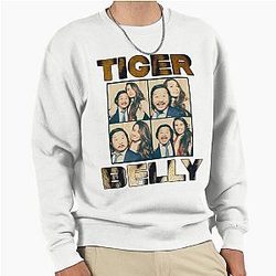 Tigerbelly Bobby Lee Khalyla Kuhn Podcast Tiger Tank Slept King Pullover Sweatshirt