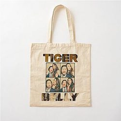 TigerBelly Bobby Lee Khalyla Kuhn Podcast Tiger Letter Slept King Cotton Tote Bag