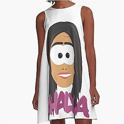 Cute Khalyla Kuhn From TigerBelly South Park Style A Line Dress