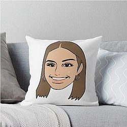 Tiger belly Khalyla Kuhn Throw Pillow