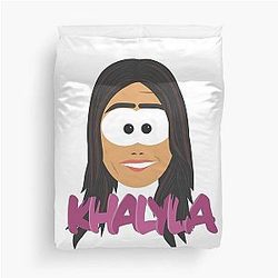 Cute Khalyla Kuhn from TigerBelly South Park Style Duvet Cover