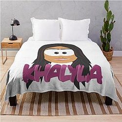 Cute Khalyla Kuhn From TigerBelly South Park Style Throw Blanket