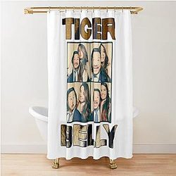 Tigerbelly Bobby Lee Khalyla Kuhn Podcast Tiger Letter King Shower Curtain