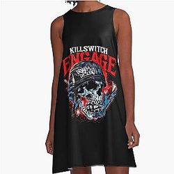 Art Killswitch Engage A-line Dress