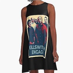 Art Killswitch Engage A-Line Dress