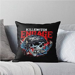 Art Killswitch Engage Throw Pillow