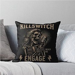 Art Killswitch Engage Throw Pillow