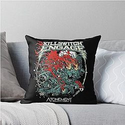 Art Killswitch Engage Throw Pillow