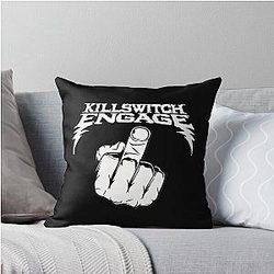 Art Killswitch Engage Throw Pillow