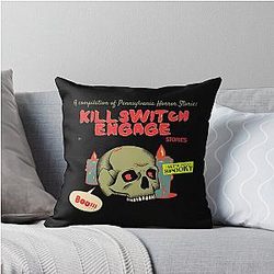 Art Killswitch Engage Throw Pillow
