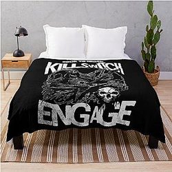Art Killswitch Engage Throw Blanket