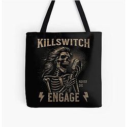 Art Killswitch Engage All Over Print Tote Bag