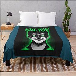 Kill Tony Green Eyed Throw Blanket