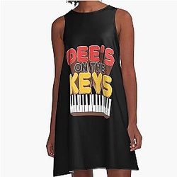 Deesigns on the Keys - Kill Tony A-Line Dress
