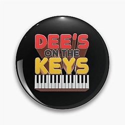 Dee's on the Keys - Kill Tony Fan Design Pin