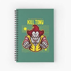 Kill Evil Clown Spiral Notebook