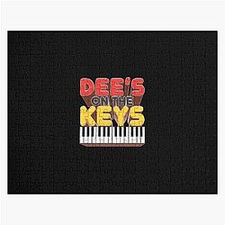 Dee's on the Keys - Kill Tony Band Fan Design Jigsaw Puzzle