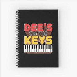 Desert on the Keys  Tony Fan Design Spiral Notebook
