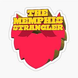 The Memphis Strangler Kill Tony Montgomery Design Sticker