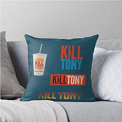 Kill Tony Sticker Magnet Collection Throw Pillow