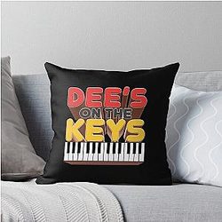 Dee's on the Keys - Kill Tony Fan Design Throw Pillow