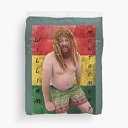 Kill Tony regular Comedy Icon William Montgomery Duvet Cover