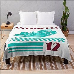 Kimberly Antonelli F1 Mercedes Throw Blanket