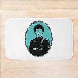 Andrea Kimi Antonelli Cartoon Bath Mat