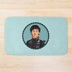 Kimi Antonelli Cartoon Bath Mat