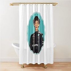 Andrea Kimi Antonelli Cartoon Shower Curtain