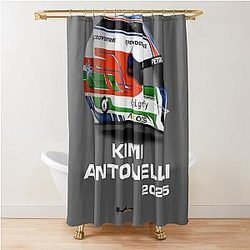 Kimi Antonelli F1 2025 Shower Curtain