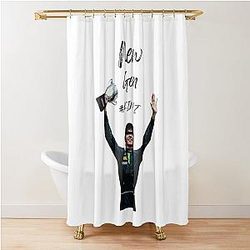 Kimi Antonelli F1 Shower Curtain