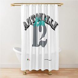 Kimi Antonelli Formula One Racing Driver Shower Curtain