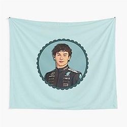 Kimi Antonelli Cartoon Tapestry