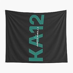 Kimi Antonelli KA12 black blue F1 2025 Tapestry