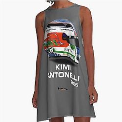 Kimi Antonelli F1 2025 A Line Dress